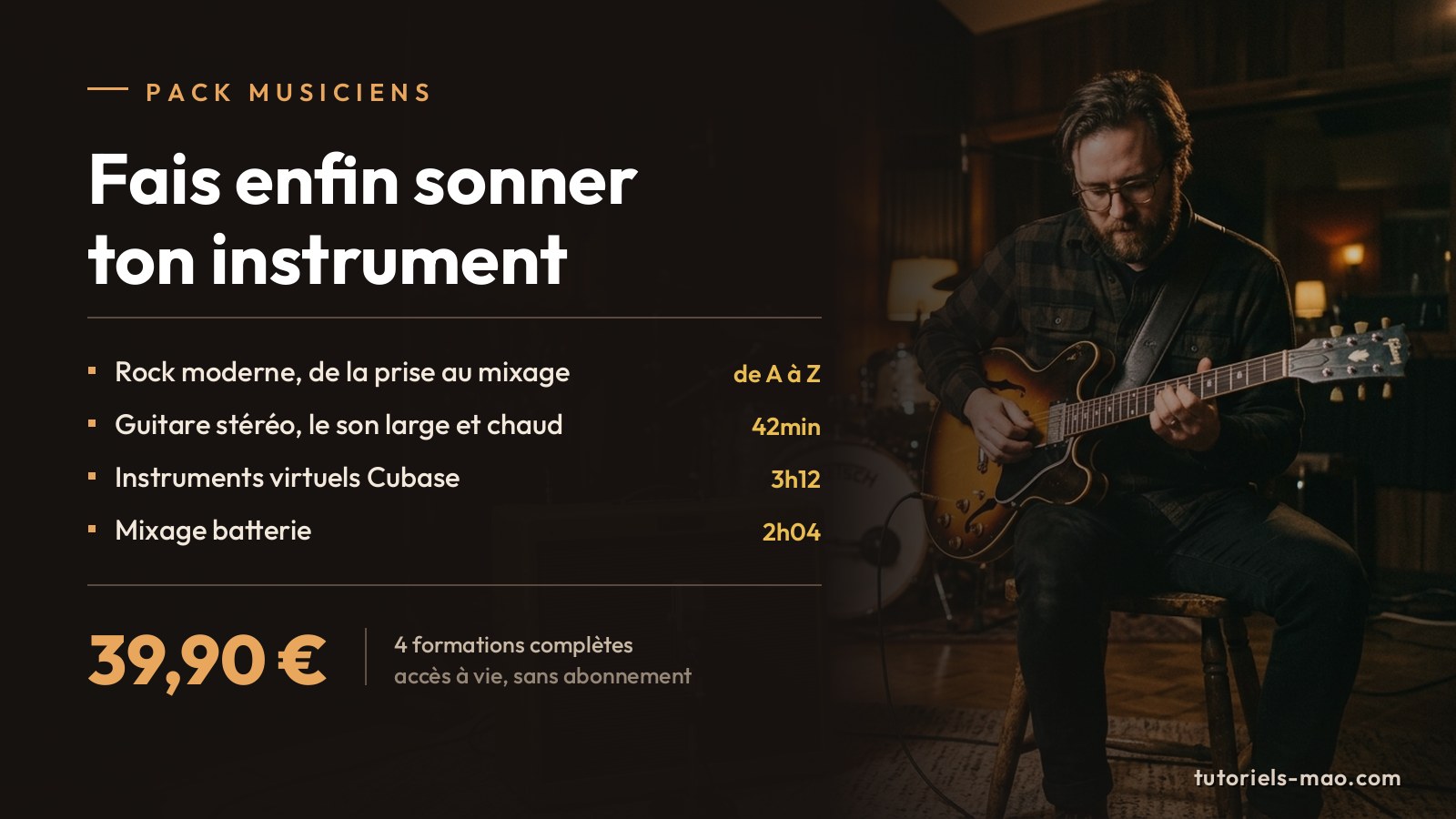 Pack Musiciens : faites enfin sonner votre instrument