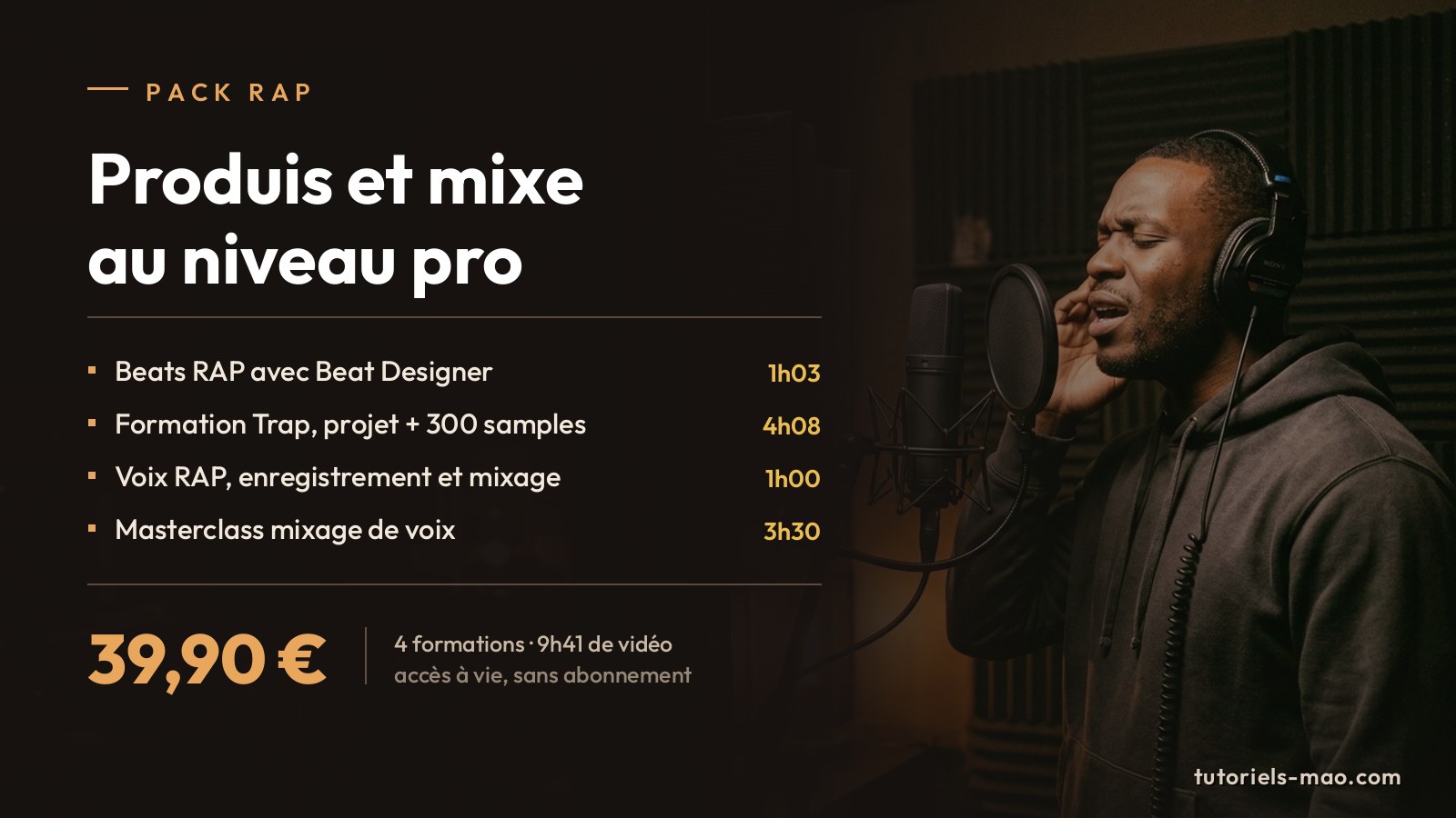 Pack RAP : produisez et mixez au niveau pro
